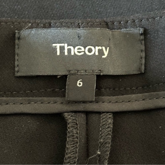 Theory Classic Skinny Pant in Black Size 6 Professional Career Business Casual - Picture 3 of 6
